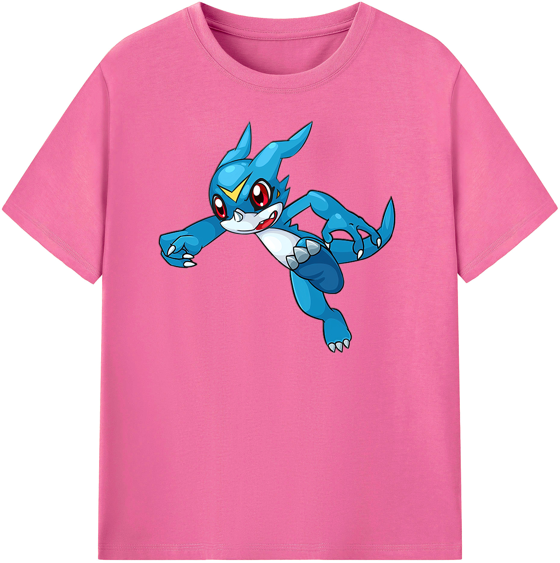 （画像用） Digimon デジタルモンスター/デジモン レディースカジュアルプリントTシャツ（綿100％）